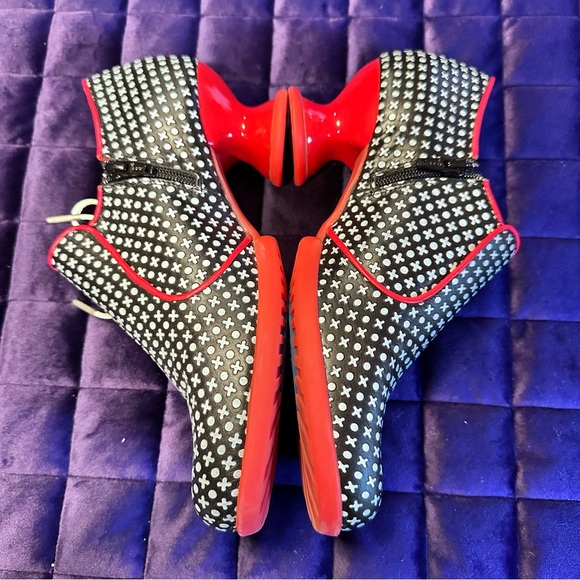 Fluevog Enneagram Receptive Shoe with Side Lace in Black/Red ๐ค๐คโค๏ธ - Picture 12 of 12